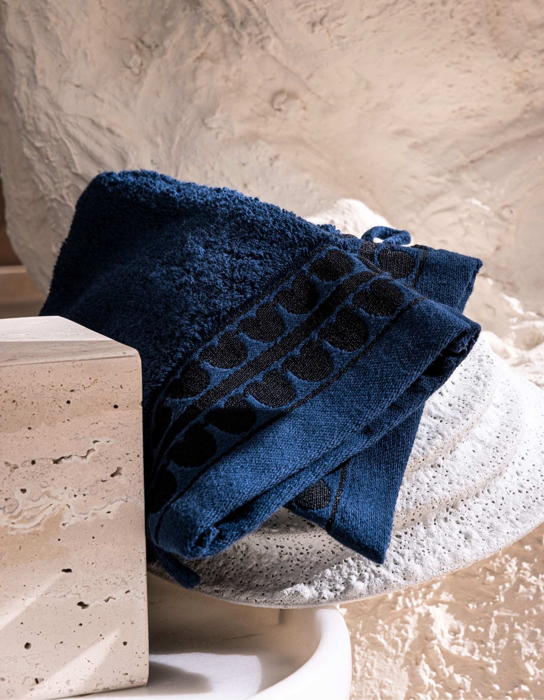 THE WASHCLOTH SET X2 | NAVY BLUE