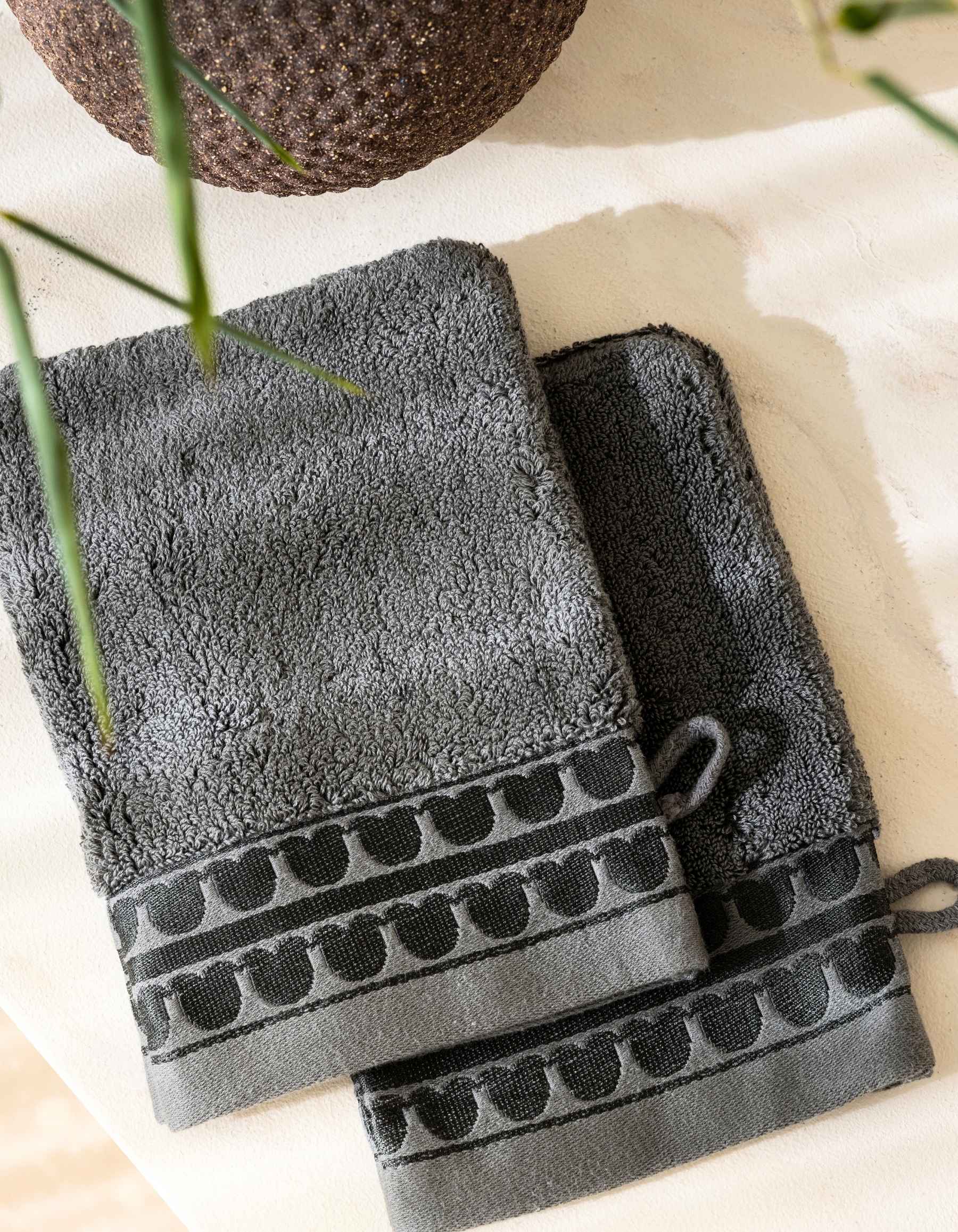 THE WASHCLOTH SET X2 | DARK GRAY