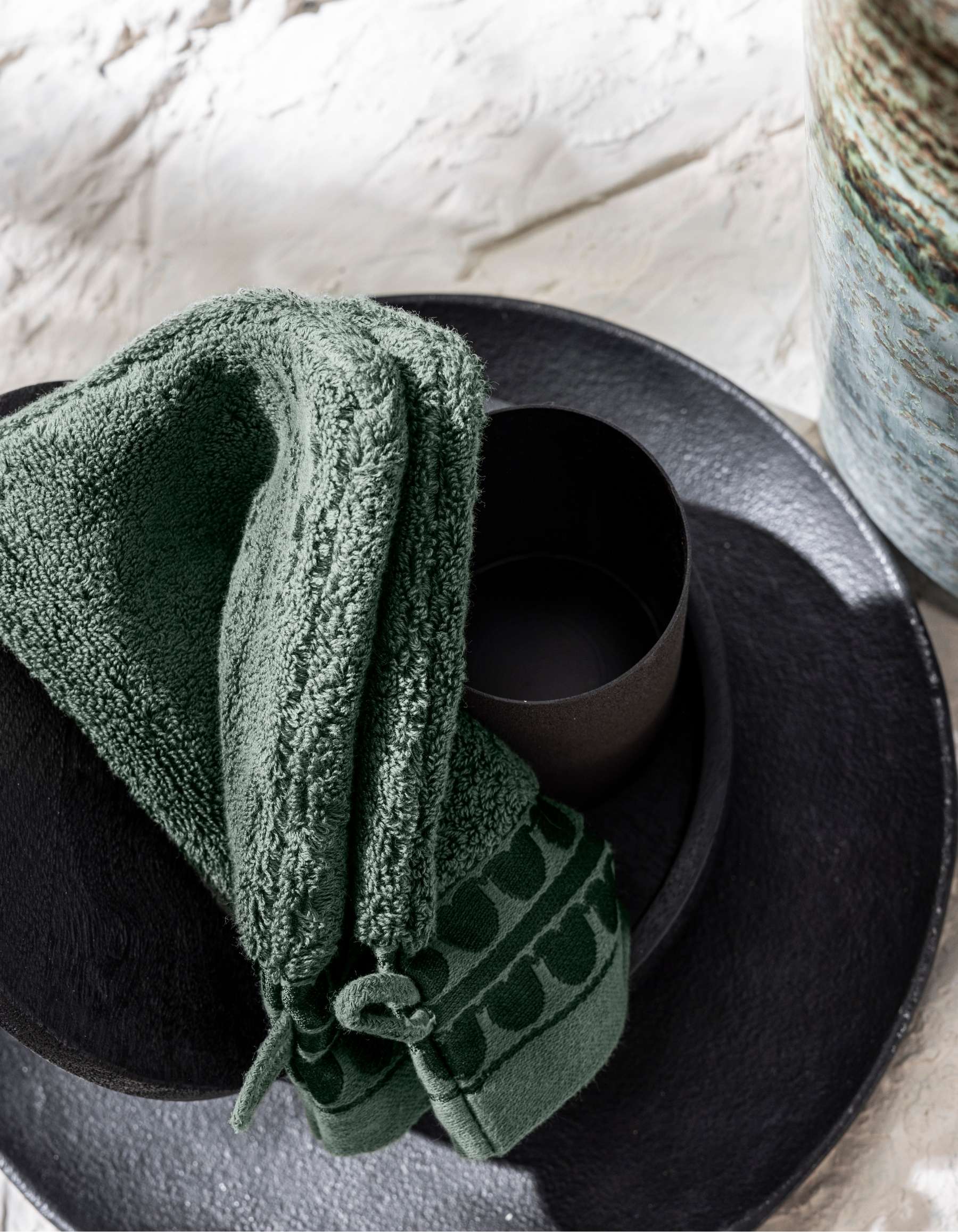 THE WASHCLOTH SET X2 | FOREST GREEN