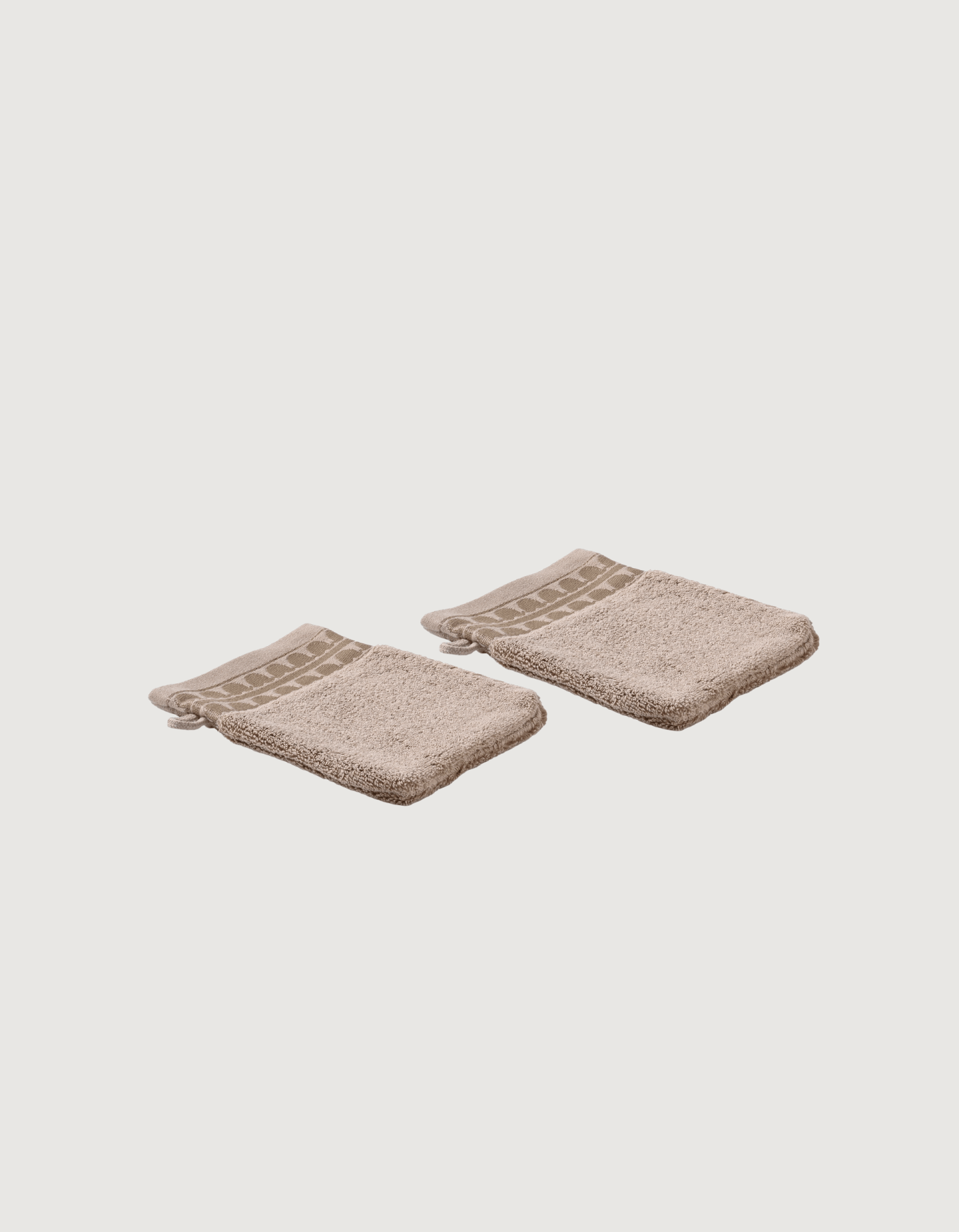 THE WASHCLOTH SET X2 | TAUPE BEIGE