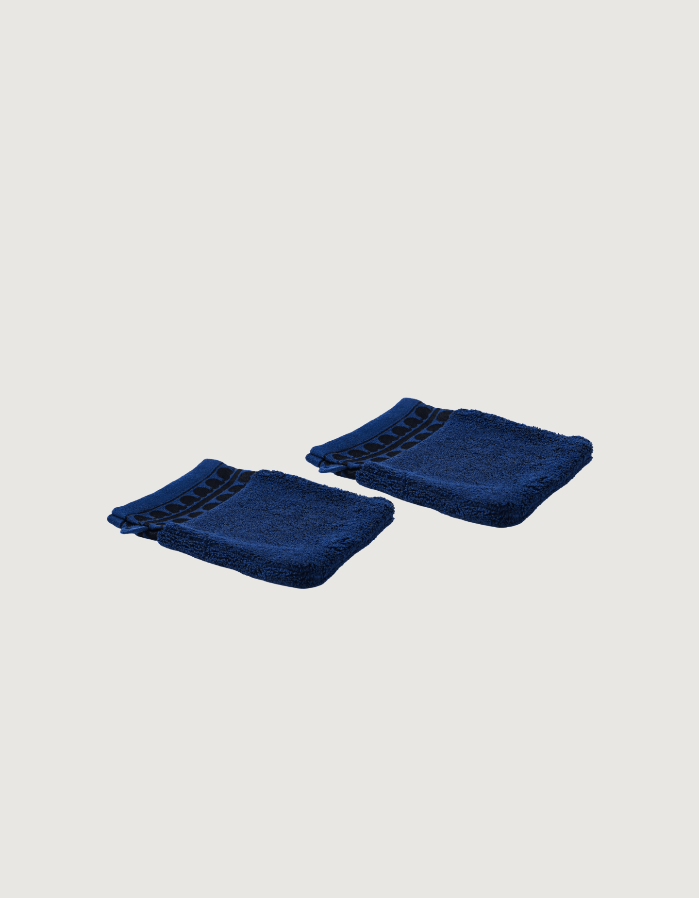 THE WASHCLOTH SET X2 | NAVY BLUE