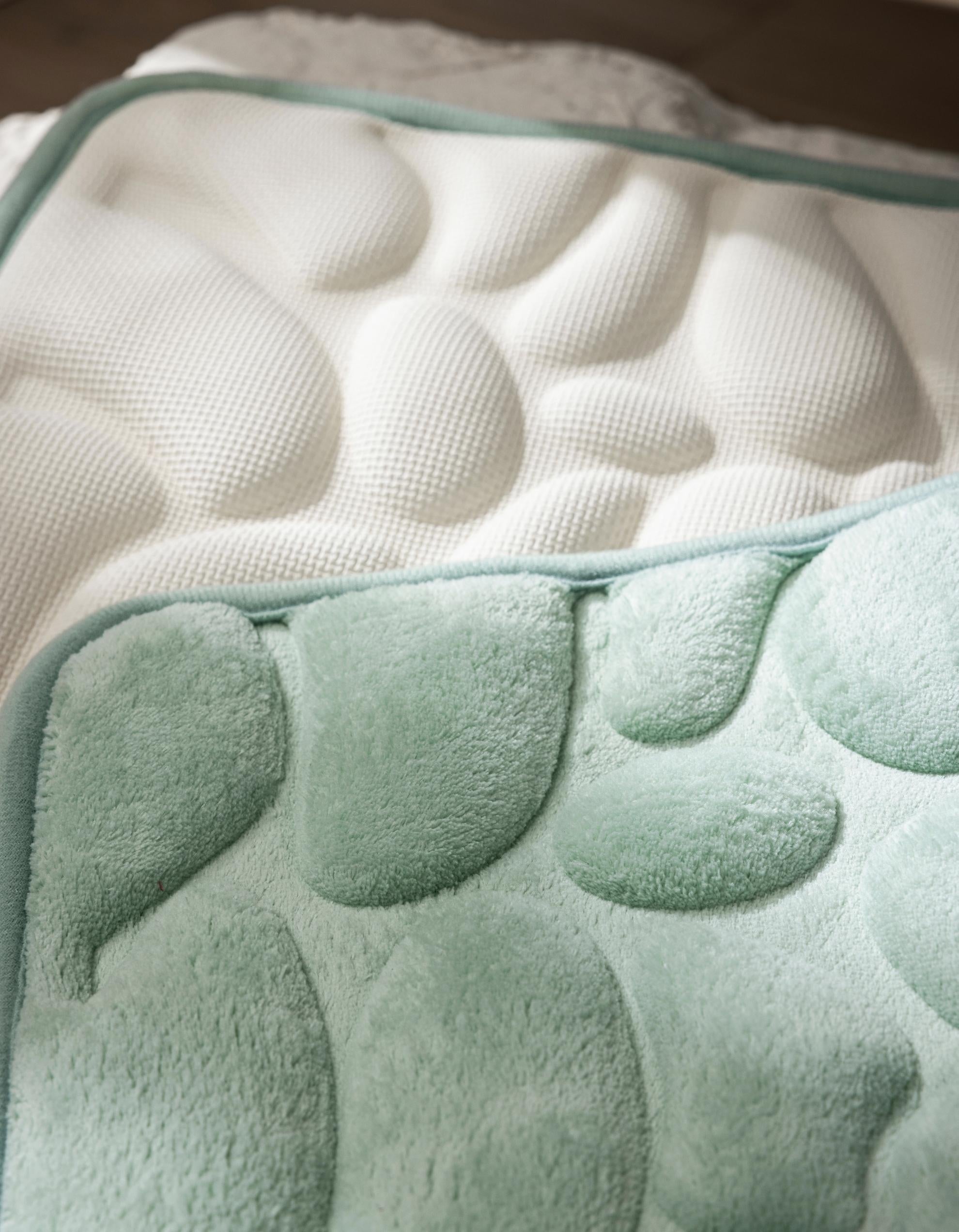 THE GALET BATH MAT | AQUA GREEN